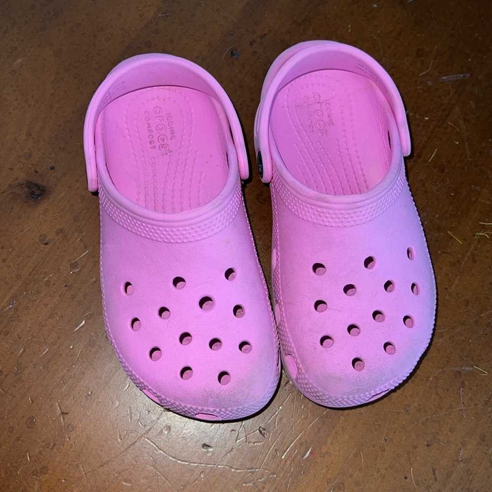 Pink Crocs